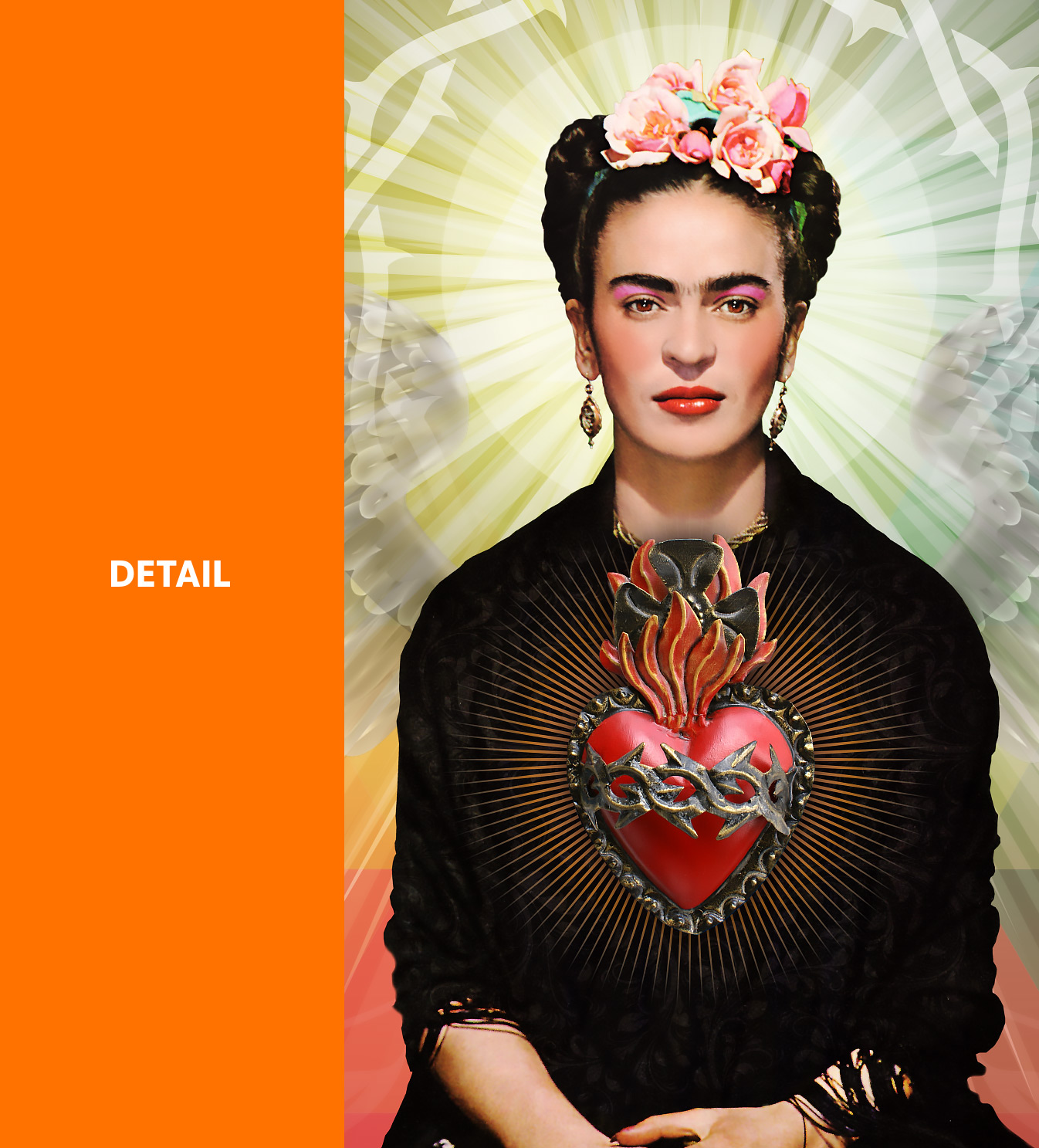 Frida Seated – Typografik